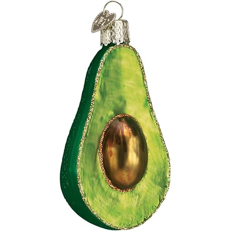 Festive Flair: Christmas Ornaments with Avocado and Guacamole Delicacies