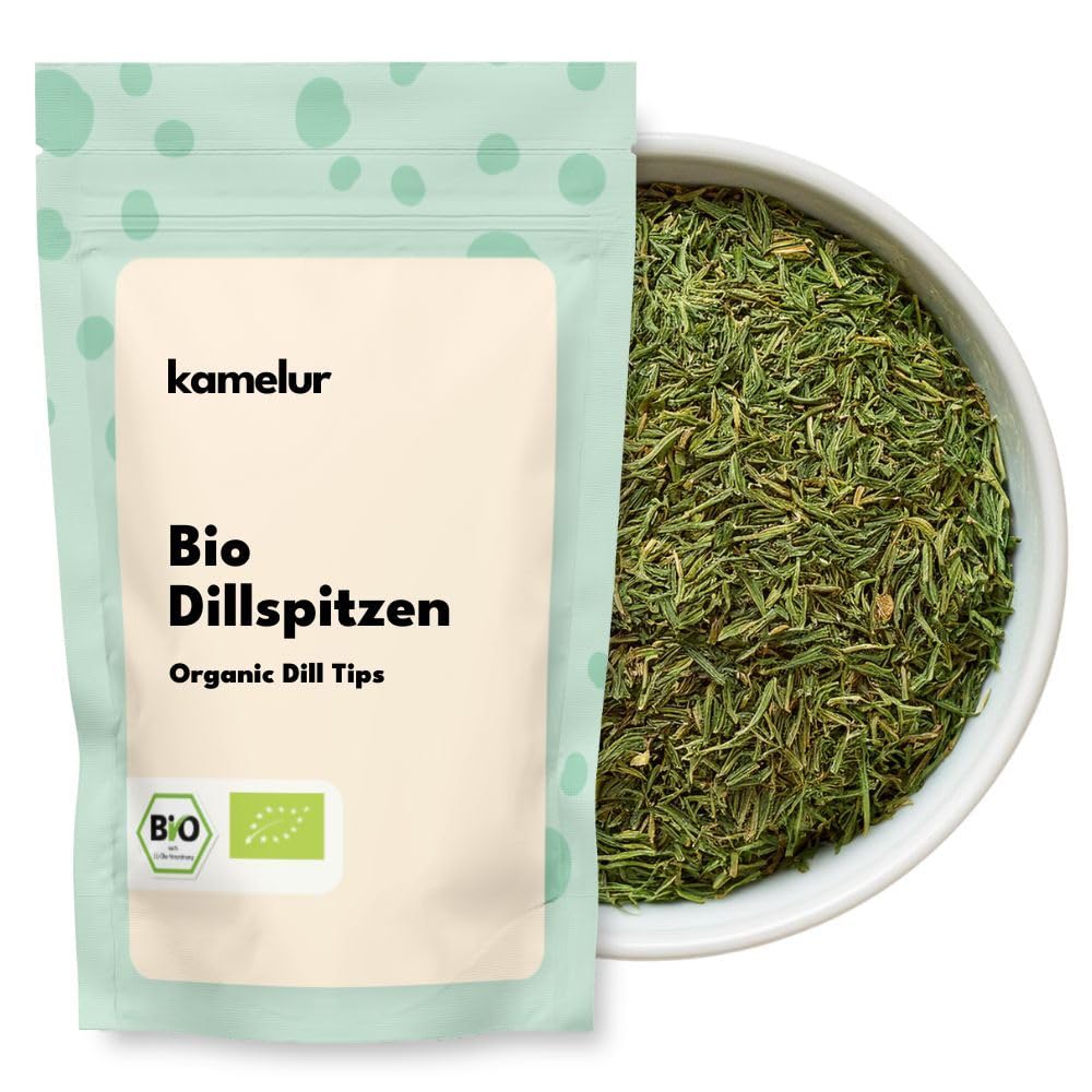 500g di punte di aneto BIO essiccato, deliziose spezie biologiche senza additivi
