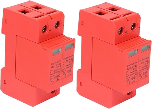 Dispositivo de pararrayos de voltaje, instalación de riel, dispositivo de protección 2P, protector fotovoltaico de CC para pararrayos de bajo