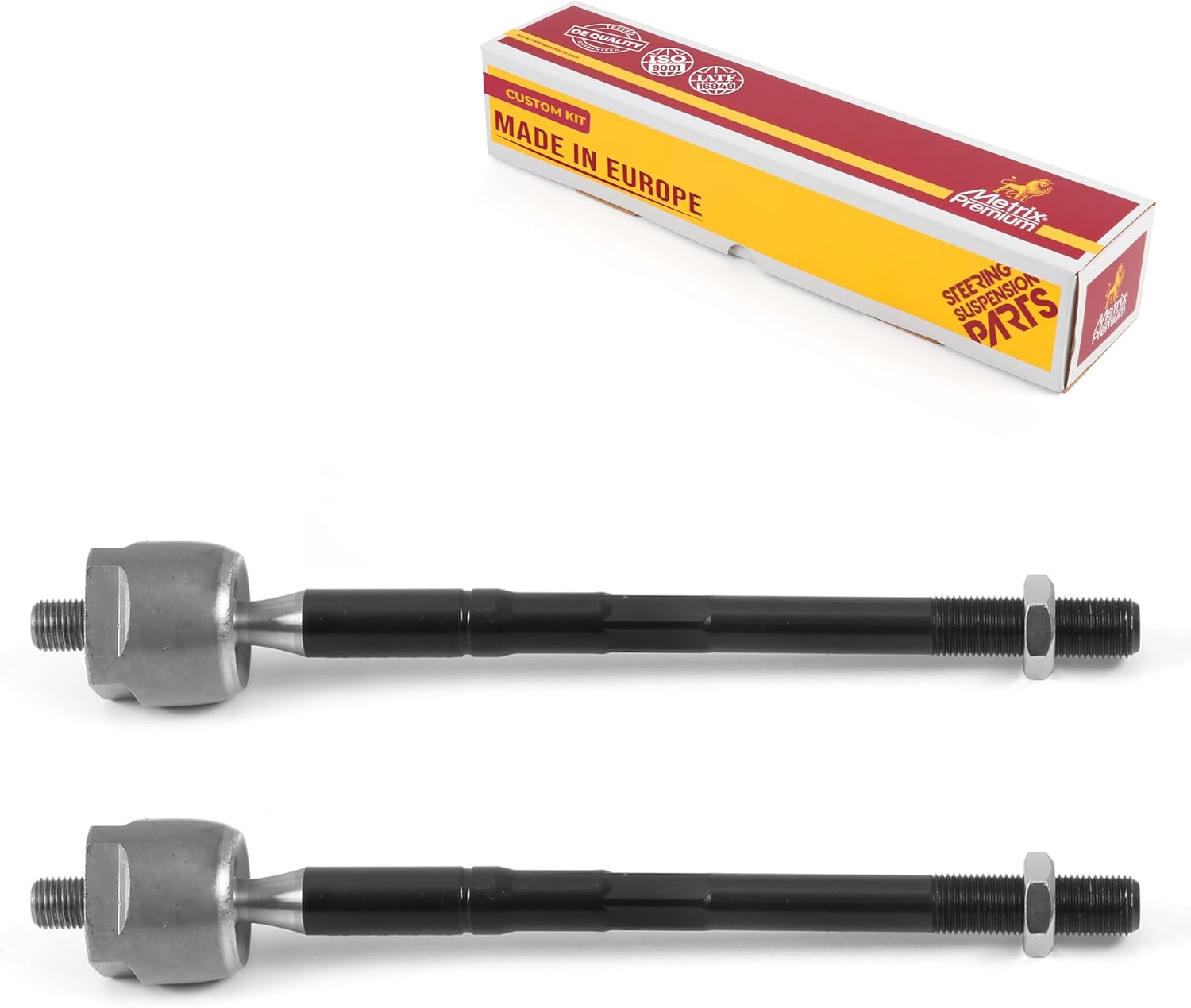 Metrix Premium Chassis Parts - 2 PC Front Inner Tie Rod End Kit Fits 2005-2015 Toyota Tacoma 4WD, 2005-2015 Toyota Tacoma RWD, 2016-2022 Toyota Tacoma, Replacement EV800529, Made in Europe