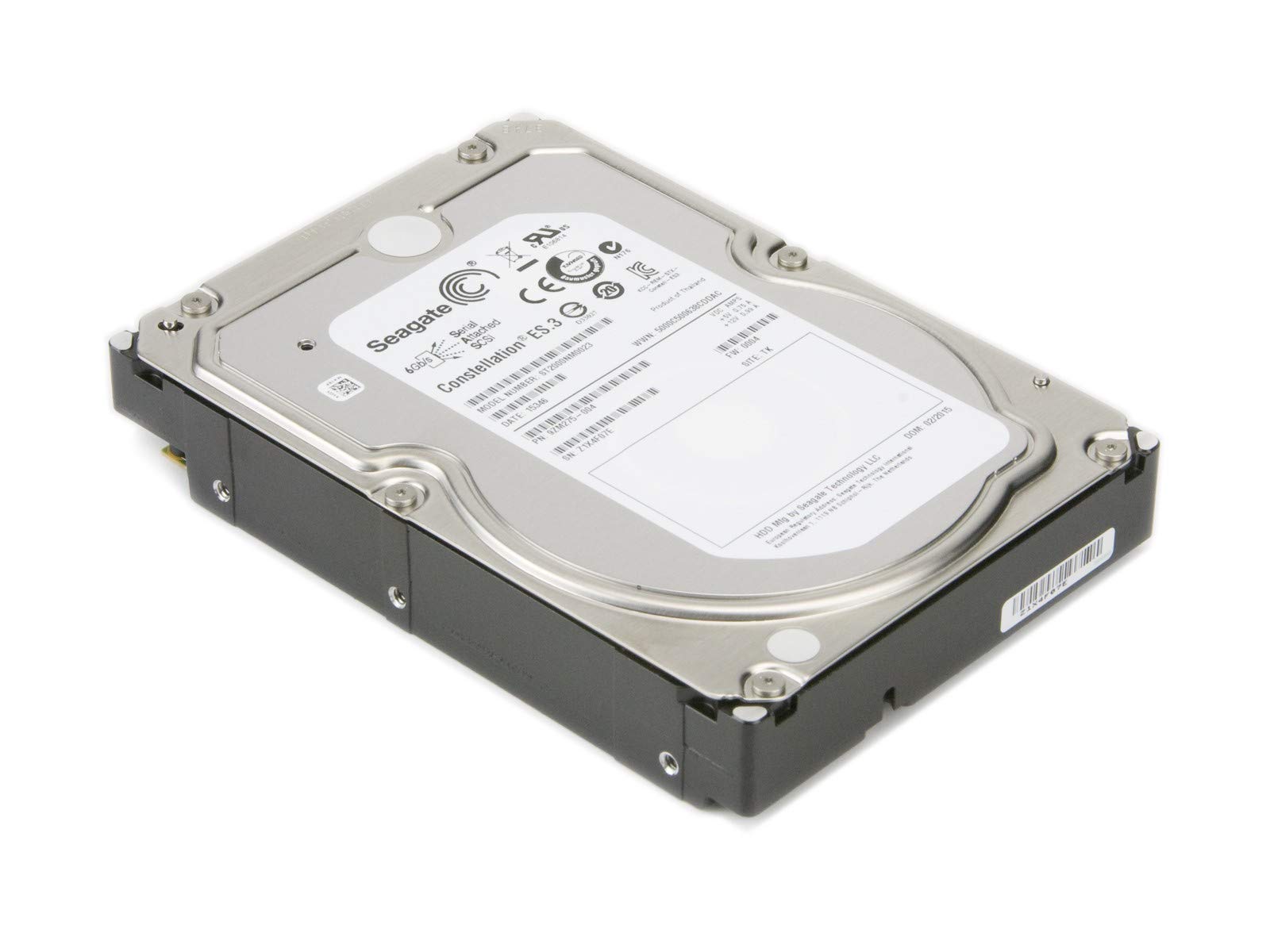 Recertified Seagate - Disco rigido SAS/Server, HDD 600 Gb, 1 TB, 2 Tb, 3 Tb 15 k.7 15000 rpm, tempo di accesso 3,4 ms, 16 MB di cache, SAS II (2 Tb ST2000NM0023)
