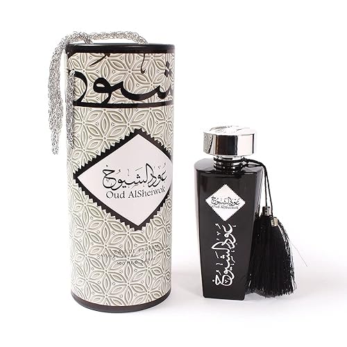 ††† Perfume de lujo &Oud co.(Oud Al.Sheiwokh) Eau De Parfum Spray para Hombres - 3.4 Fl Oz (3.4 fl oz)