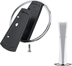 PS5 Slim/PS5 Vertical Stand with Screws Ultra Thin Vertical Stand Anti-Slip Base Playstation 5 Base Accessories