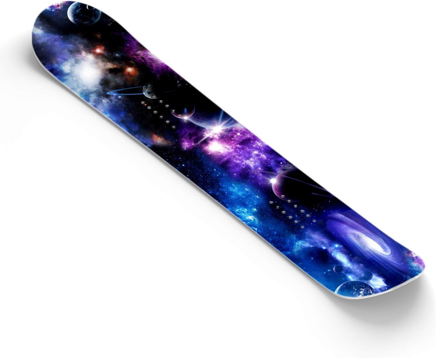 Snowboard Wrap Graphic Sticker Skin Cover - Includes Breakaway Knife - Universal Fit up to 65 inches and 14 inches Wide - Galaxy Milkway Space Nebula