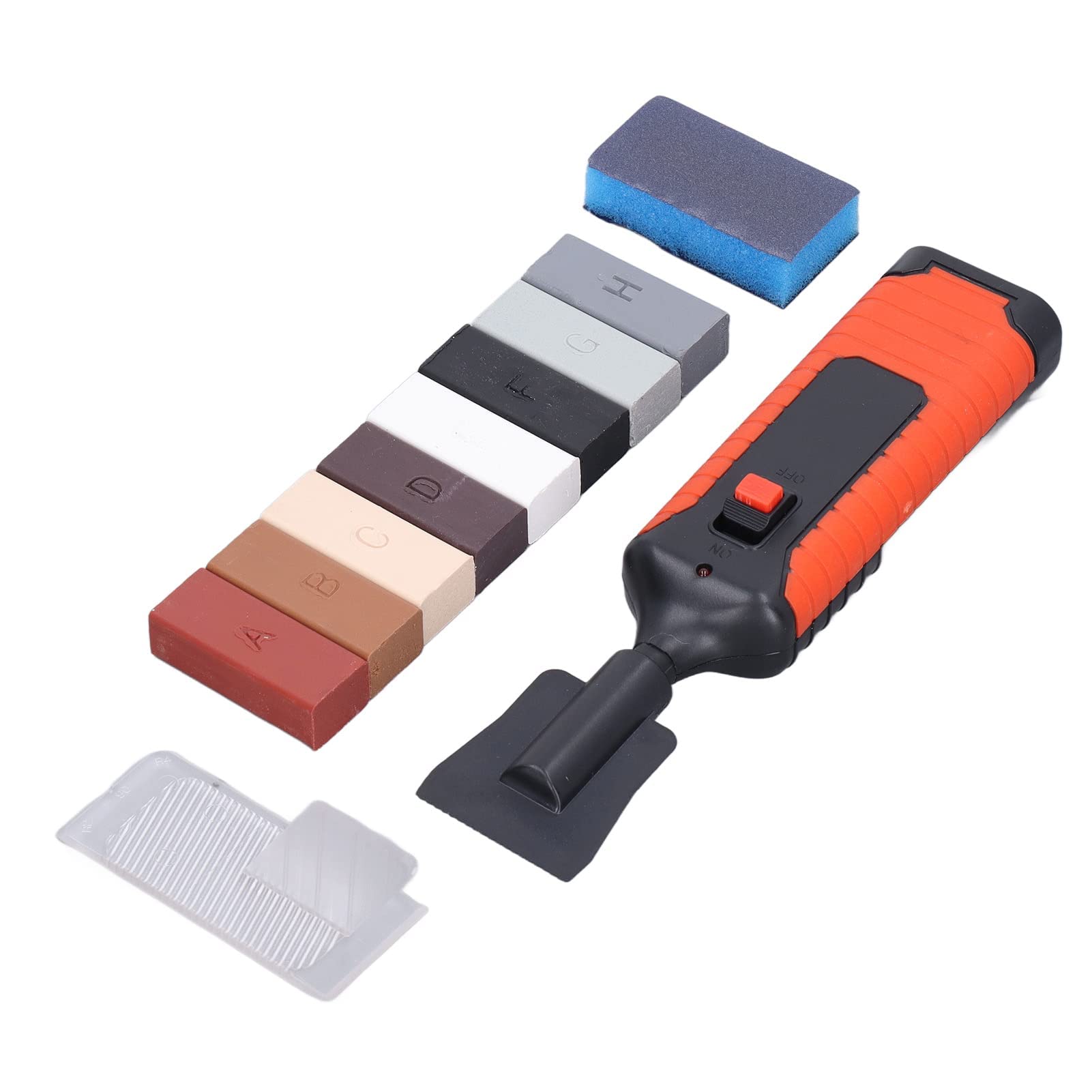 Set di riparazione per parquet, set di riparazione per piastrelle, legno, cera, stucco, foro, riparazione, riparazione antigraffio per laminato, parquet, legno, pavimenti, pavimenti in PVC
