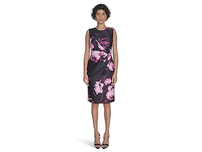 Calvin Klein Scuba Floral Sheath Women