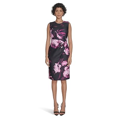 Calvin Klein Scuba Floral Sheath Women