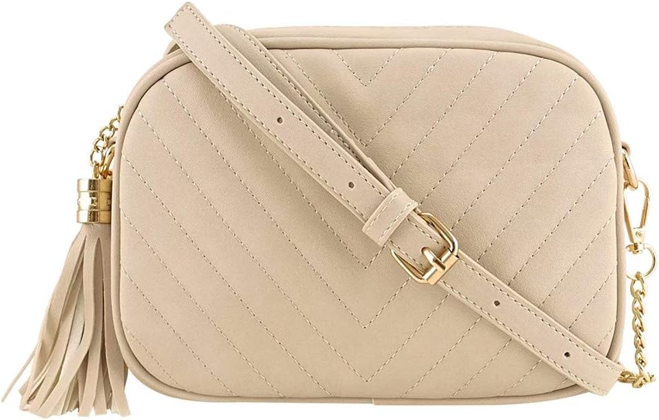 Women Small Crossbody Purse with Pendant,PU Leather Cross Body Shoulder Bag Phone Purse Handbags for Girls