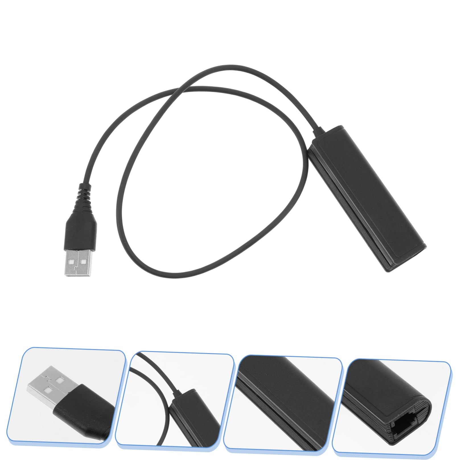 3stücke USB Zu Adapterkabel Für Headsets Leicht Und Tragbar Für Pc Und Laptop Um Headsets USB Zu Verwandeln Für Unterwegs Geeignet