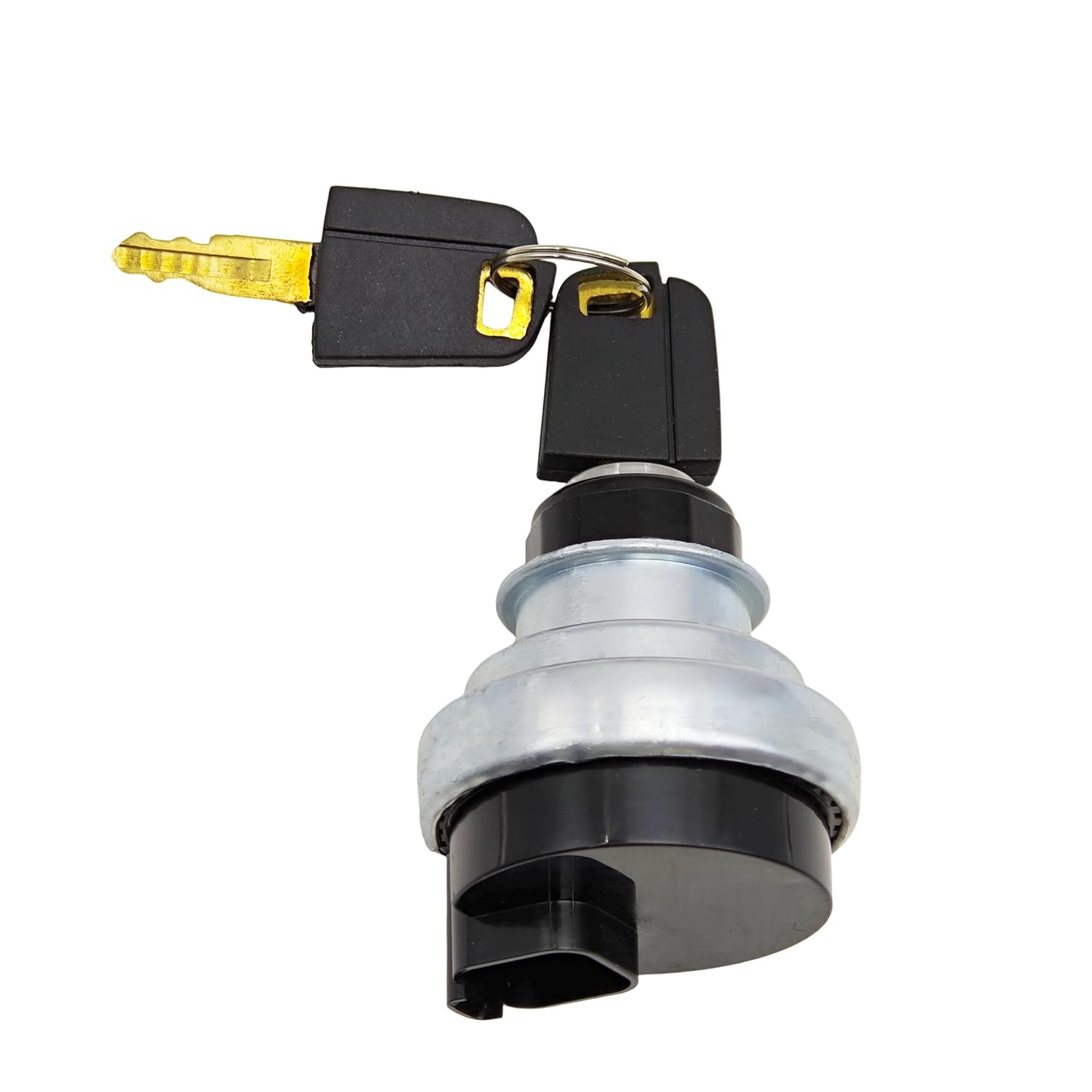 Starter Ignition Switch w/ 2 Keys 168-4609 1684609 for CAT Caterpillar Engine 3054 Backhoe Loader 416D 420D 424D 428D 430D 432D 438D 442D 446D 3 Positions Off ON Start