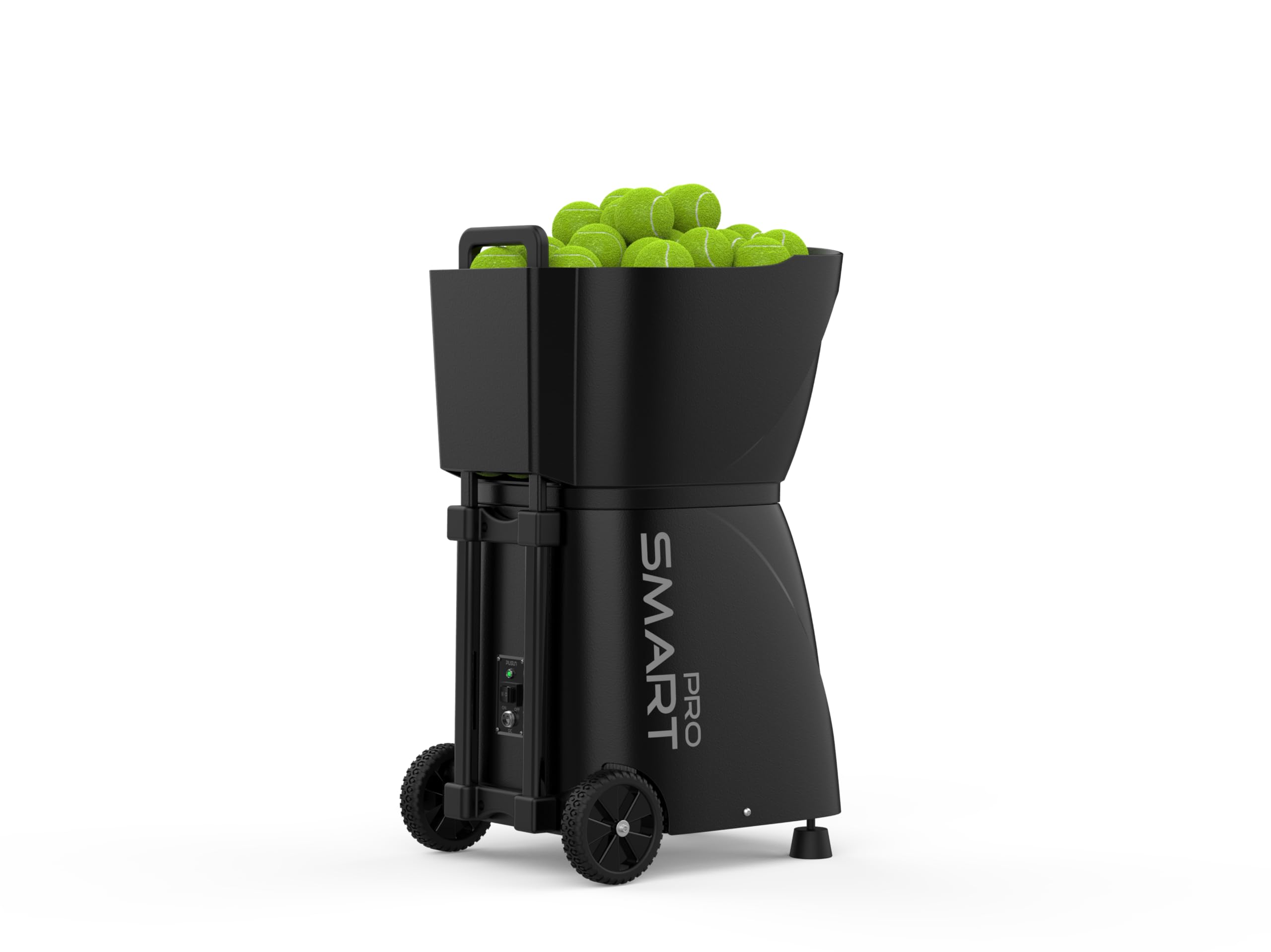 PUSUN PT Smart Pro Padel Ball Machine Przenośna maszyna do padla do sportów na świeżym powietrzu – duża pojemność, aplikacja/pilot zdalnego sterowania, regulacja częstotliwości obsługi i kąta, trening