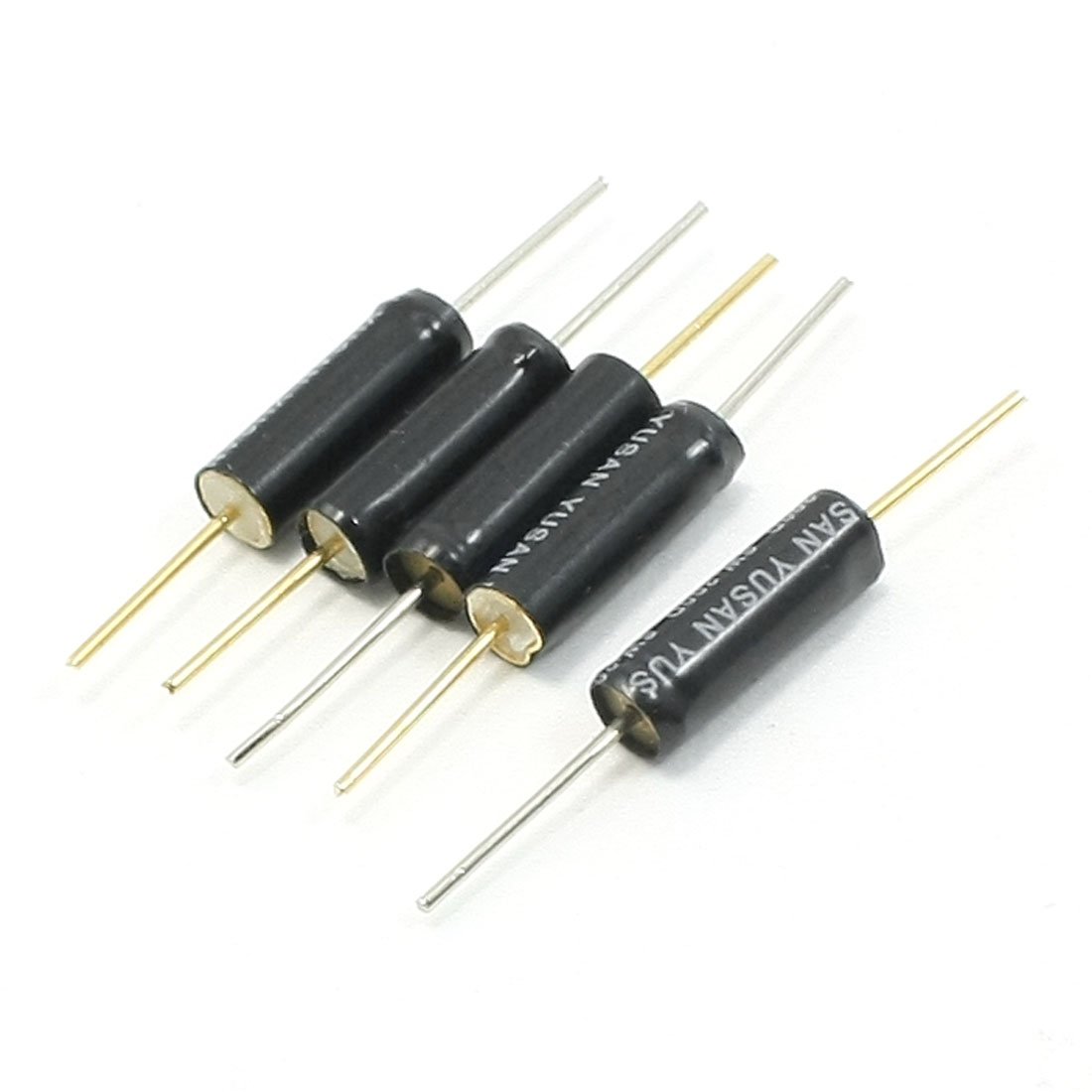 Sourcingmap DC 12V 0.2mA SW-200D Dual Ball-Rolling Vibration Sensor Switch 5 Pcs