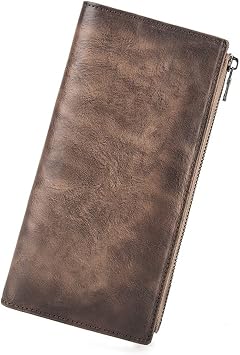 Retro Hand-Painted Color Wallet Long Multi-Card Wallet Large-Capacity Wallet Business Wallet Men Color A Size 18 * 1 * 9cm
