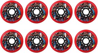 JHKJ 90A Inline Skate Replacement Wheels PU Wear-Resistant Wheels Inline Skate Wheels Inline Hockey Replacement Wheels 76mm, 80mm