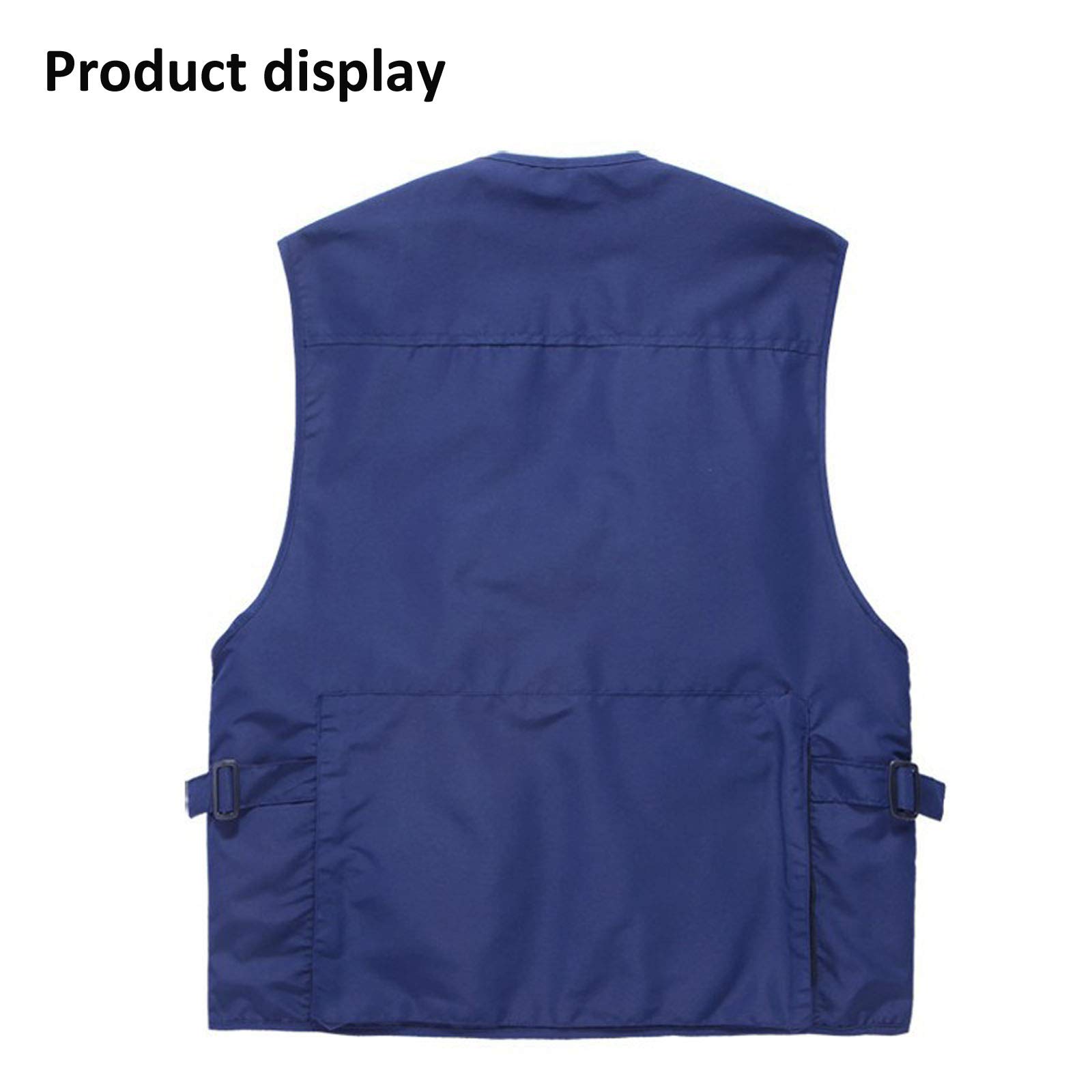 Chaqueta de fotografía para Mujer para Hombre Chaleco Multibolsillos Chaleco Ligero para Exteriores Chaleco Ropa de Trabajo Pesca con Mosca Caza Fotografía Chaleco de Viaje
