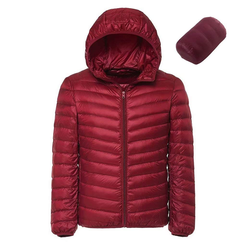 MILASIA Piumino da uomo Basic Down Jacket, piumino trapuntato per l'autunno e l'inverno