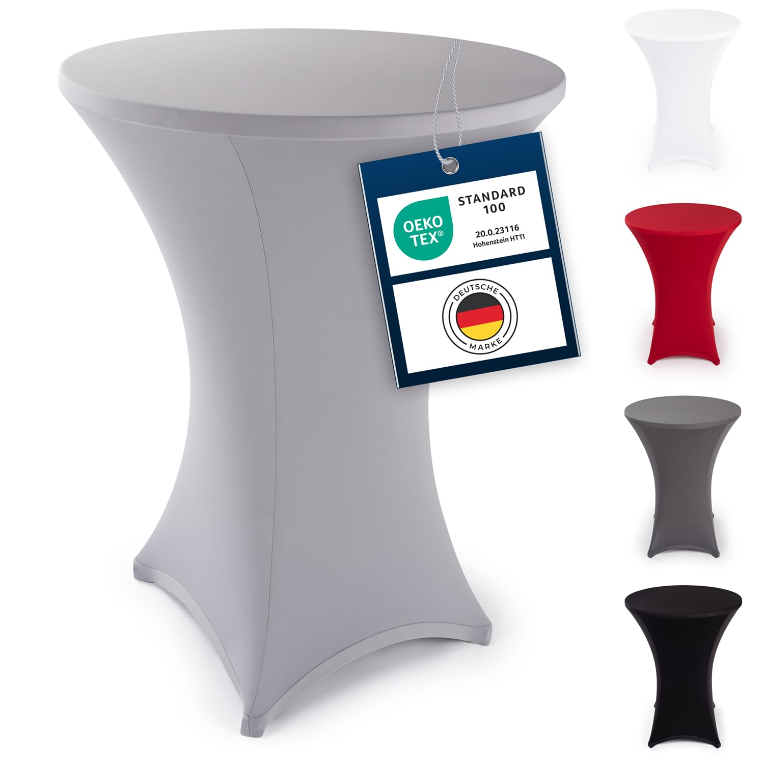 Blumtal Stretchbezug Stehtisch Hussen - Elegante Stehtischhusse für Bistrotisch