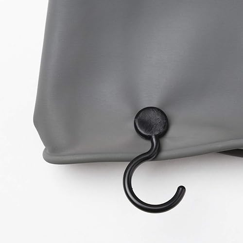 Miniatura 6 de Guantes mejorados para lavar platos más gruesos (3 pares) con agarre antideslizante de panal de abeja, bucles adjuntos para colgar, fiel al tamaño