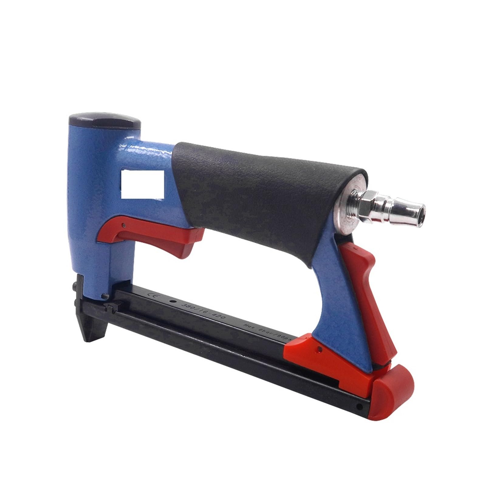 Sparachiodi, Pneumatic Air Stapler Nailer 1/4-1/2 Nail Gun Staple Staple Staple Machine 8016" Fine Crown Nails 6-16mm Long Nose Upholstery ofa(GP Male)