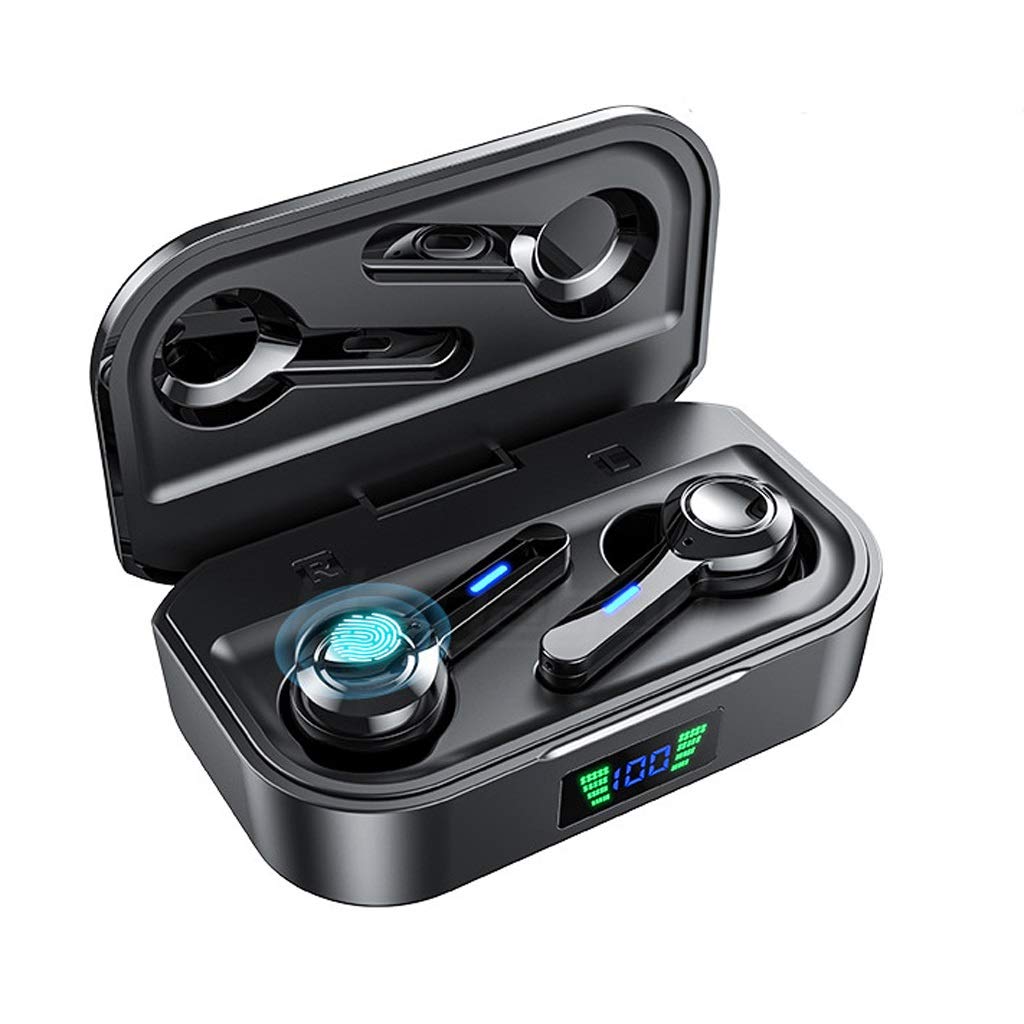 Auricolari Bluetooth 5.0 Touch Control Sport Gaming Cuffie wireless Auricolari impermeabili Cuffie musicali in-ear con microfono