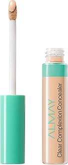 Clear Complexion Acne & Blemish Spot Treatment Concealer Makeup with Salicylic Acid- Lightweight, Full Coverage, Hypoallergenic, Fragrance-Free, for Sensitive Skin, 100 Light, 0.3 fl oz.