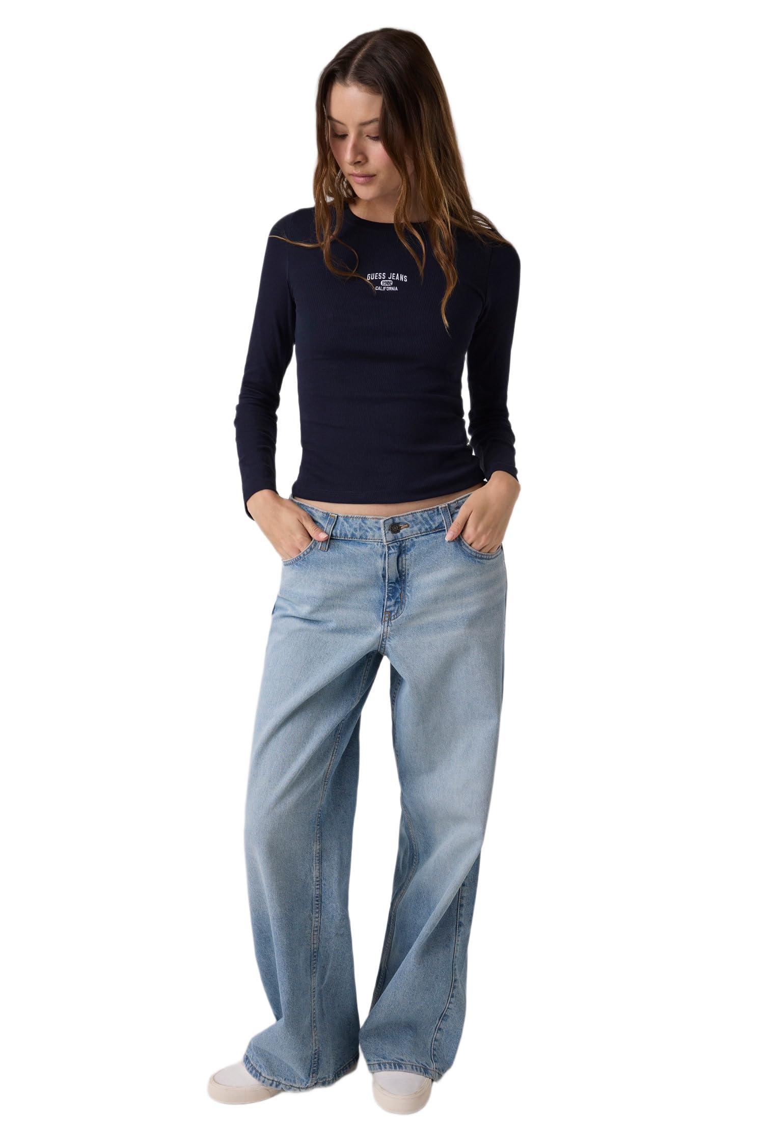 Guess Damen Pants Gj G11 Wide Leg