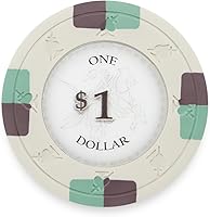 Vista 7 de Claysmith Gaming Paquete de 50 fichas de póquer Poker Knights, compuesto de arcilla pesada de 0.48 oz