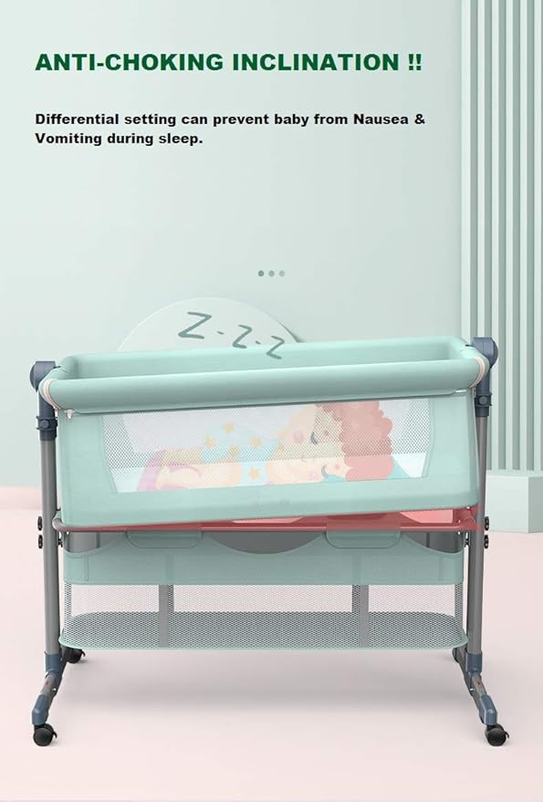 royal kiddy bedside cot