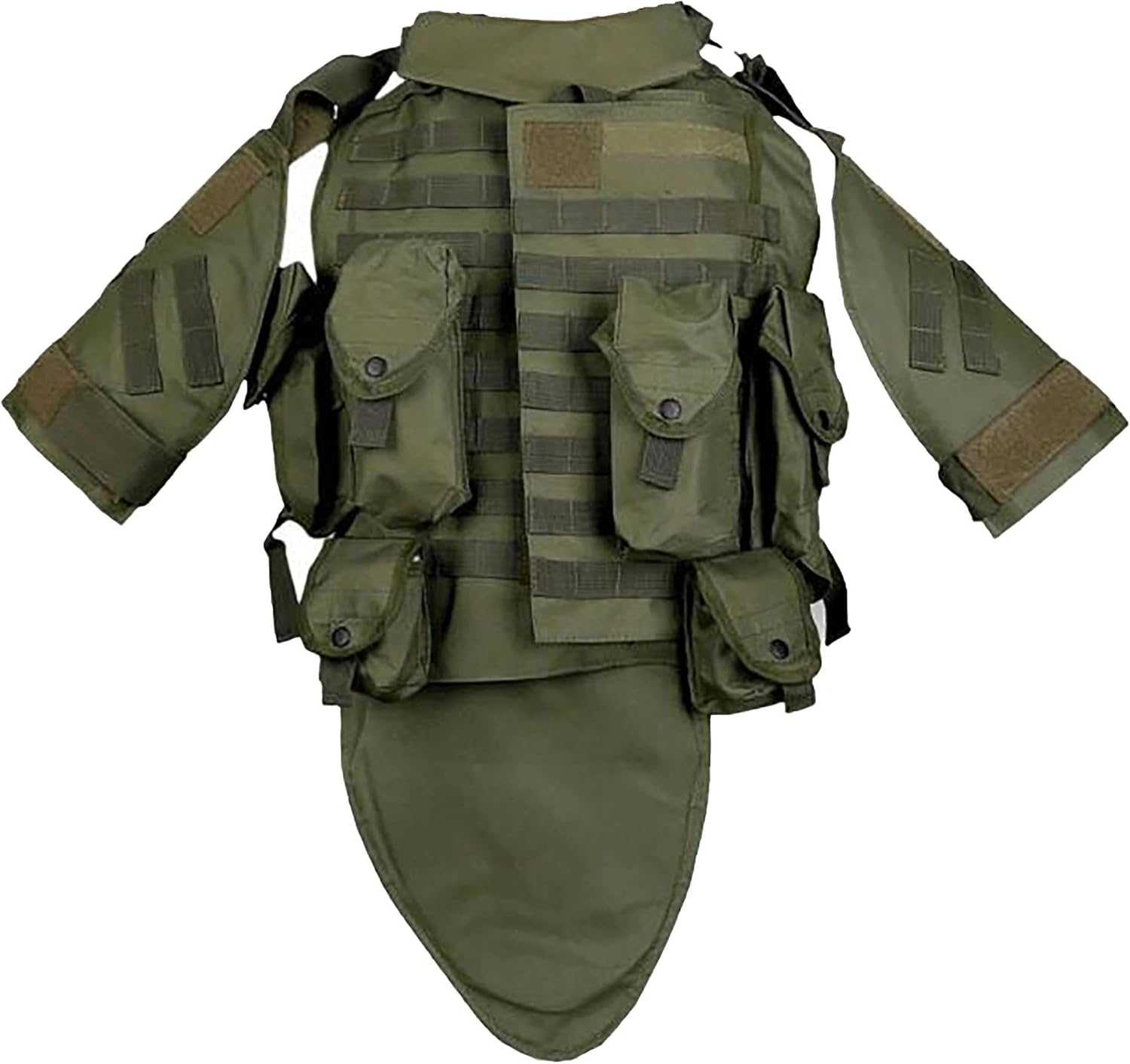 OTA Full Body Tactical Vest 600D Airsoft Paintball Gear with Detachable Neck Shoulder Groin Guards