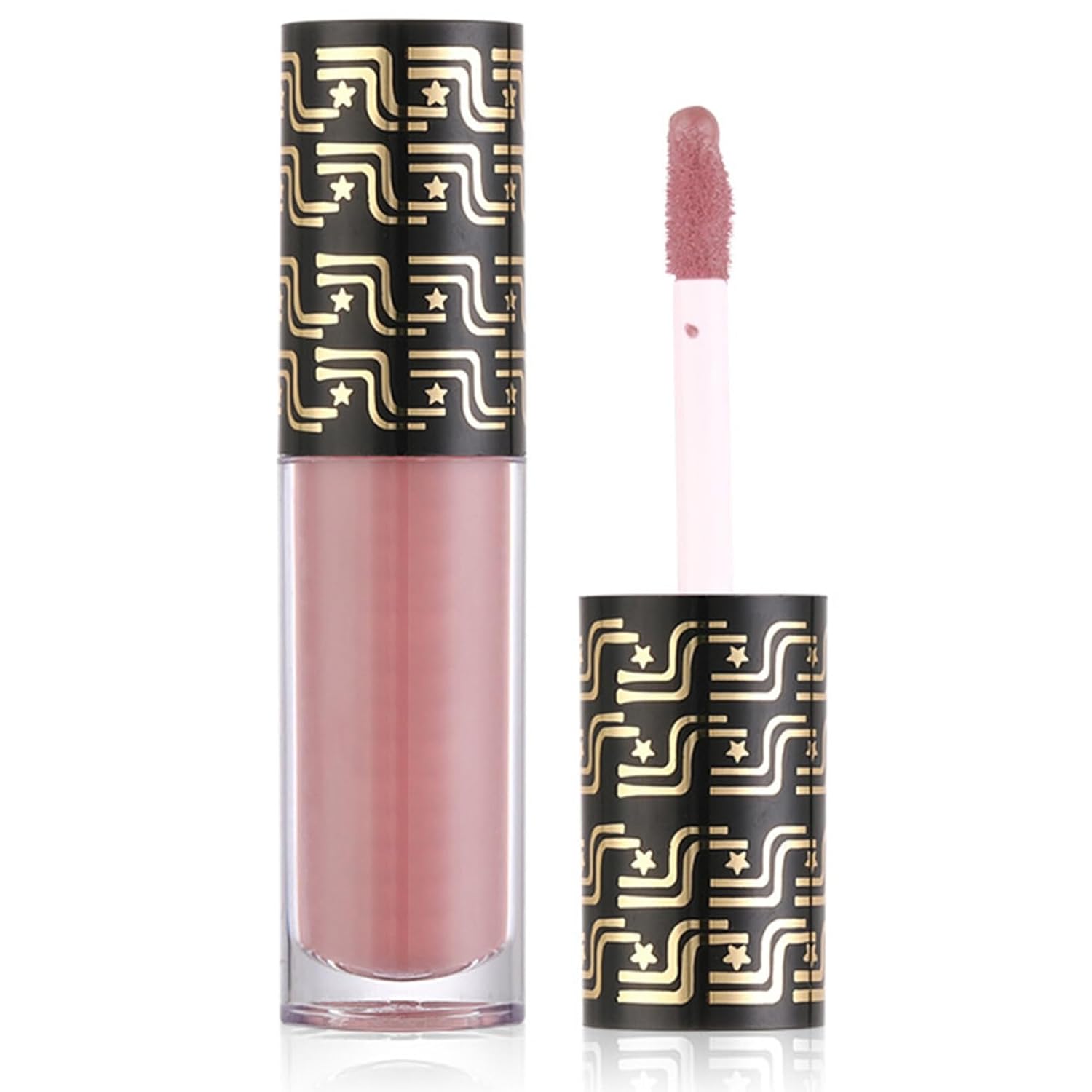 Non Drying Matte Lipstick 1pc Liquid Lip Gloss Hydrating Long Lasting Transfer Resistant for Women Girls Nude Pink One Size