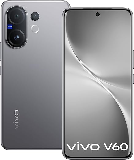 Vivo V60 5G (Mist Gray, 8GB RAM, 256GB Storage) with No Cost EMI/Additional Exchange Offers