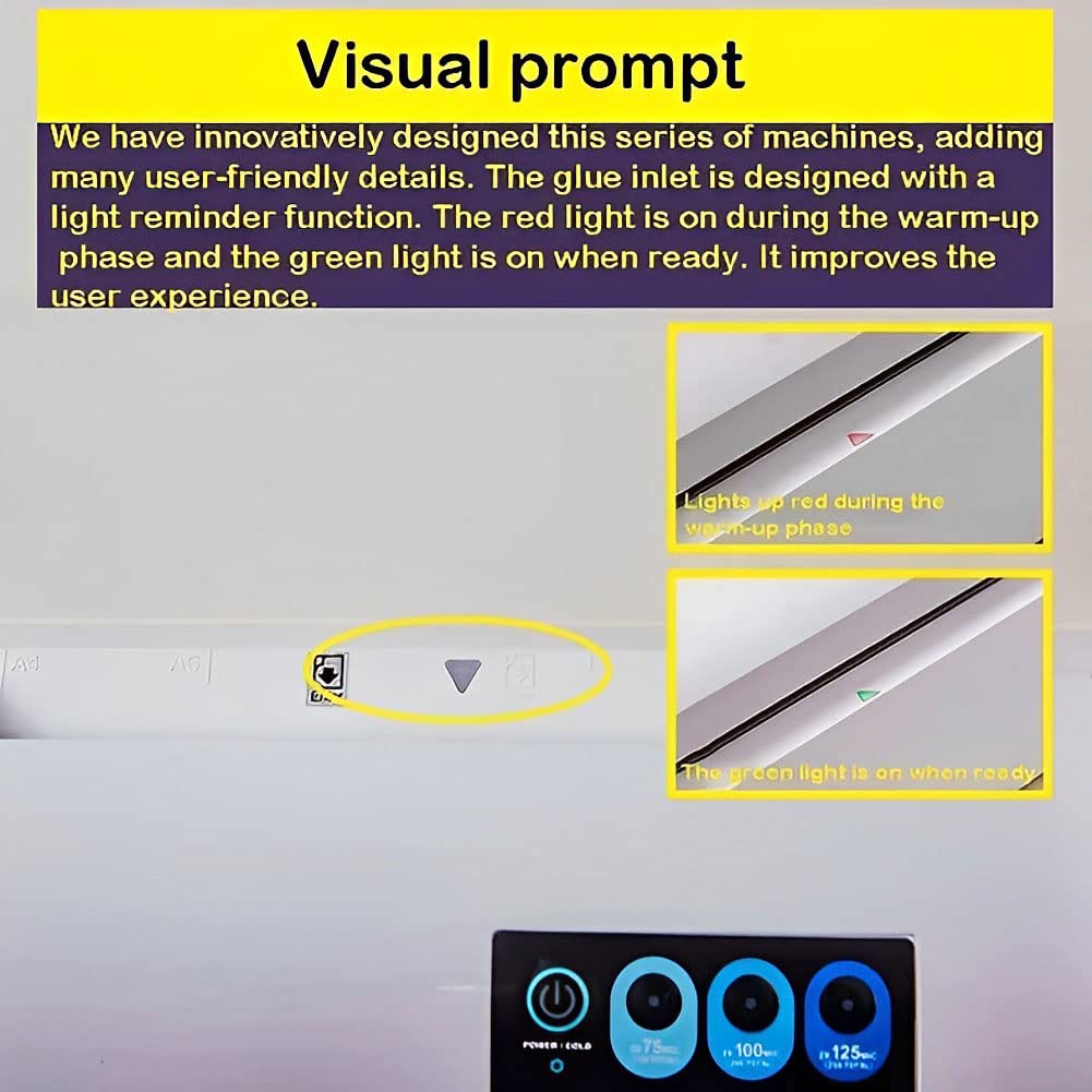 Plastificatrice automatica, plastificatrice A3 A4 plastificatrice a freddo/caldo, velocità 500 mm/min, con riscaldamento rapido di 3 minuti, scollatura con una sola chiave, per documenti, foto, carte