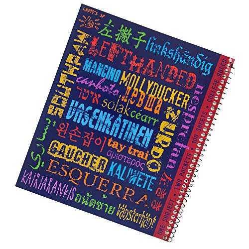 3 Left-Handed Visio Pens Plus 2 Left-Handed College Ruled Notebooks, Printed With The Word "Left-Handed" In 33 Languages #TOP2