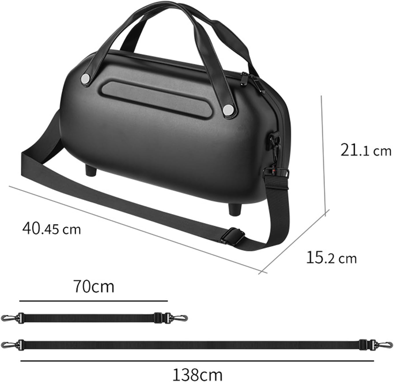 Hard Travel Case for Soundcore Motion Boom Plus Outdoor Speaker Bag Portable EVA Cover Case Carry Storage Bag with Adjustable Shoulder Strap