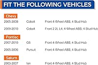 Vista 3 de PAROD 513204 Conjunto de cojinete de rueda delantera y cubo compatible con Chevy Cobalto 2005-2010, Saturn Ion 2003-2007 Pontiac G5 2007-2010