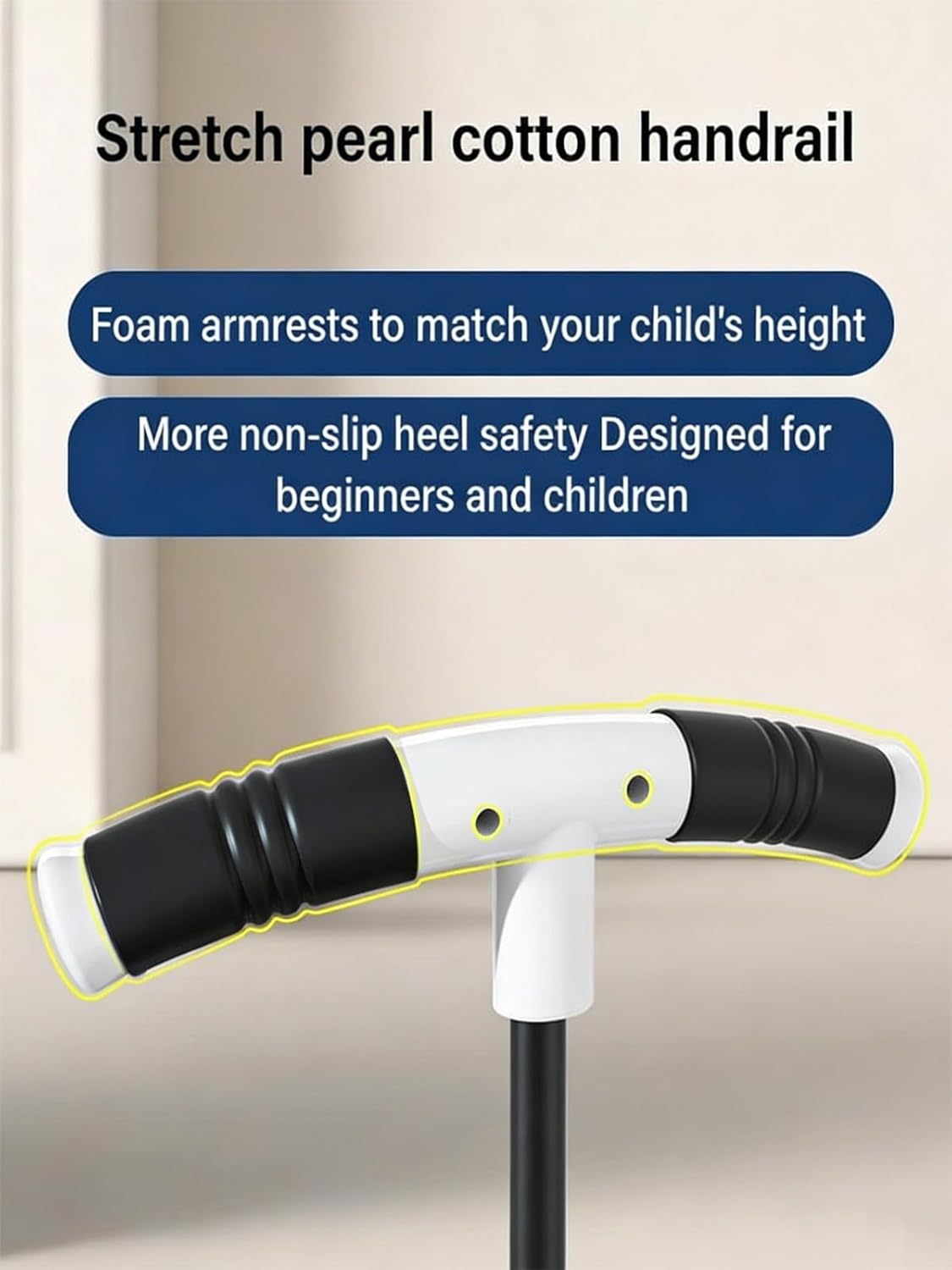 Childrens Balance Jumping Ball with Handle,Fun Bouncing Game Balance Training,Jumper Pump for Kids,High Jump Toys for Adults Bounce Trick Board Pogo Hopper Ball Safe and Fun Pogo Stick for Boys Girls