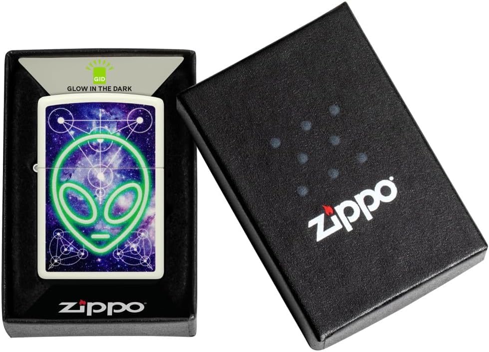 Encendedor Zippo grabado personalizado diseño Alien miniatura 7