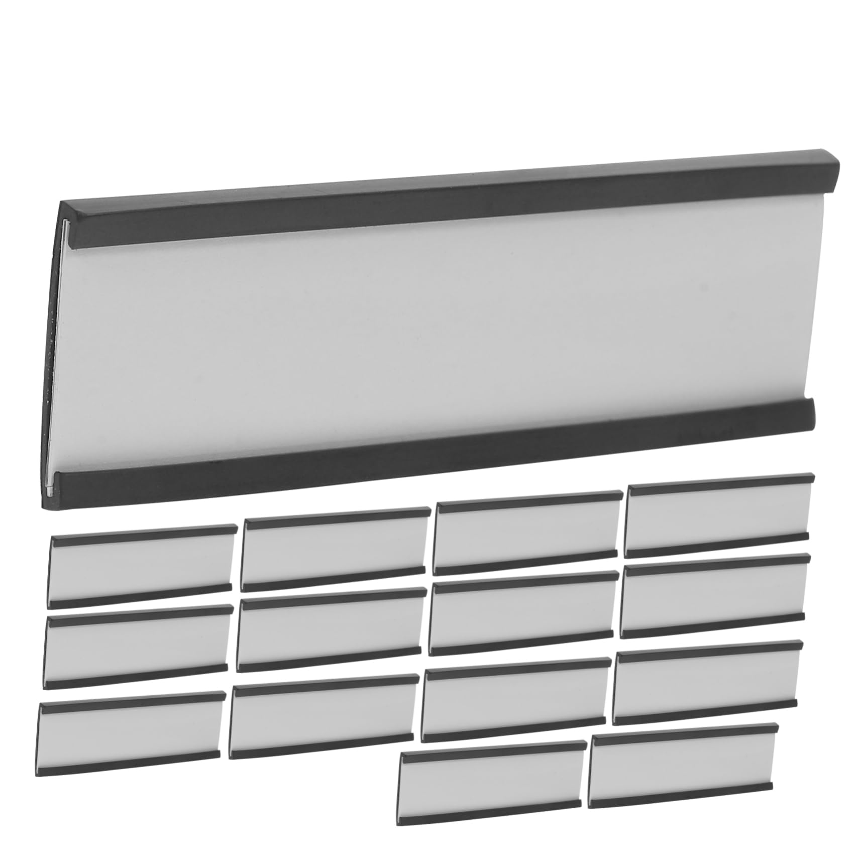 Luxshiny 30sets Etichette Magnetiche Magnetici Per Organizzazione Inserti Intercambiabili Per Scrittura e Facile Su Metalliche