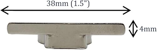 Miniatura 3 de Creative Hobbies Soporte de montaje de metal para pantalla de luz nocturna, se engancha a la base del módulo de luz nocturna, paquete de 10