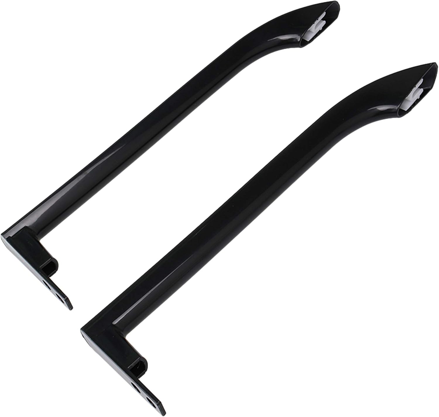 Walmine Black Plastic 5304506471 Refrigerator Door Handle Replacement for Frigidaire, Replace AP6036332 5304486361 Pack of 2
