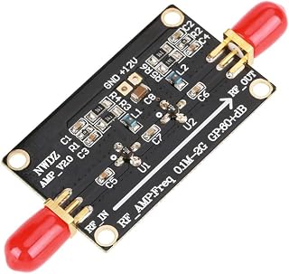 60dB RF Broadband Amplifier LNA 0.1M-2G Gain Two-Stage Amplification Preamplifier