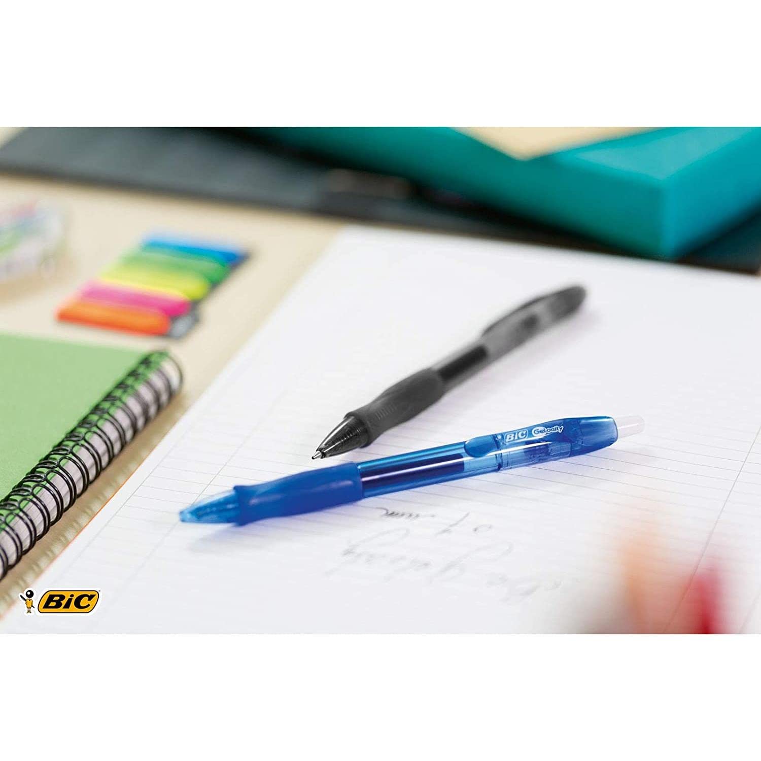 BIC Velocity Grip Matic Penna a Gel Punta Media 0.7mm Confezione 12 Pezzi
