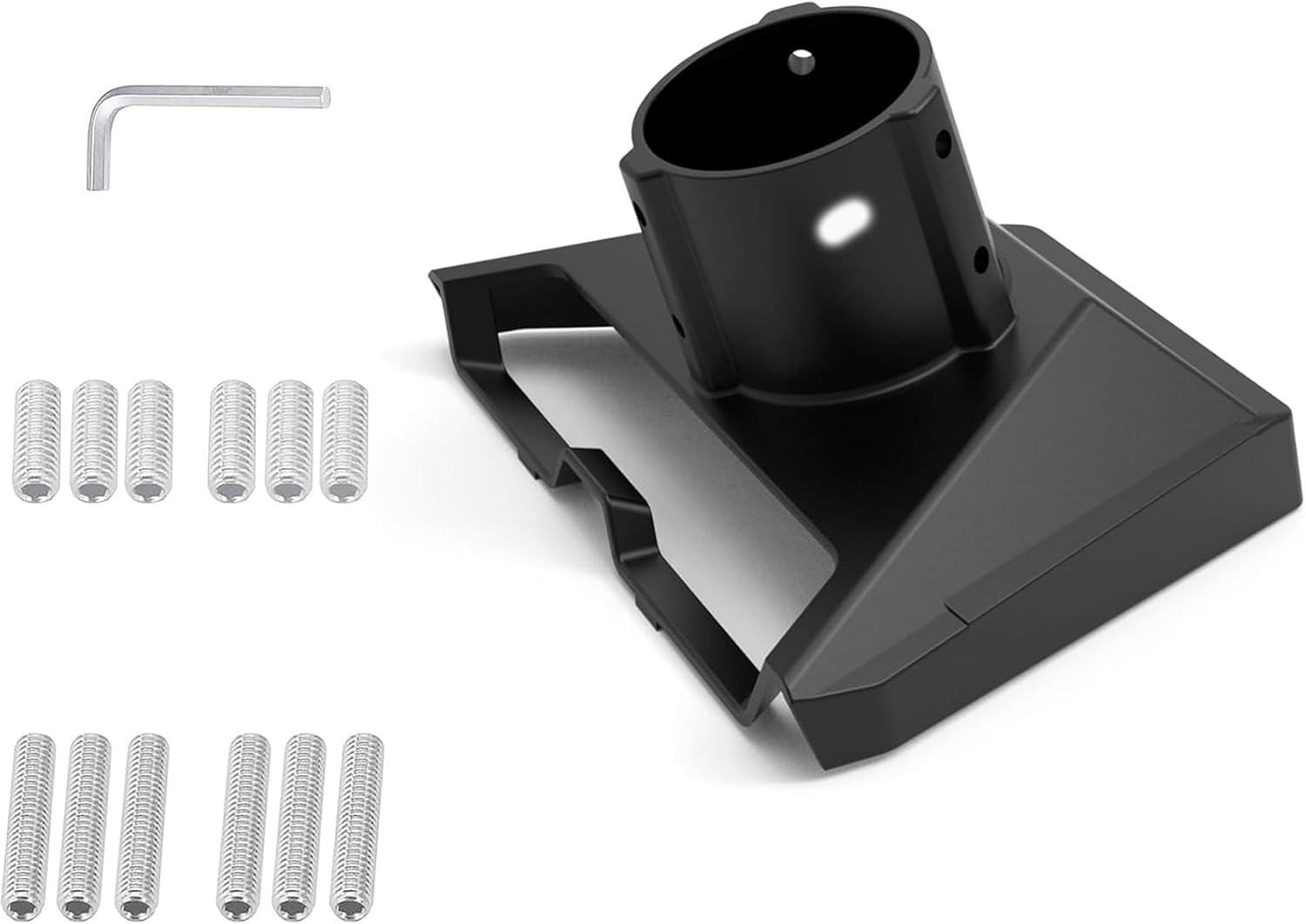 Adjustable Kickstand Pipe Mount Adapter Roof Pipe Mounting Kickstand for Gen 3 Pipe Adapter with Screws