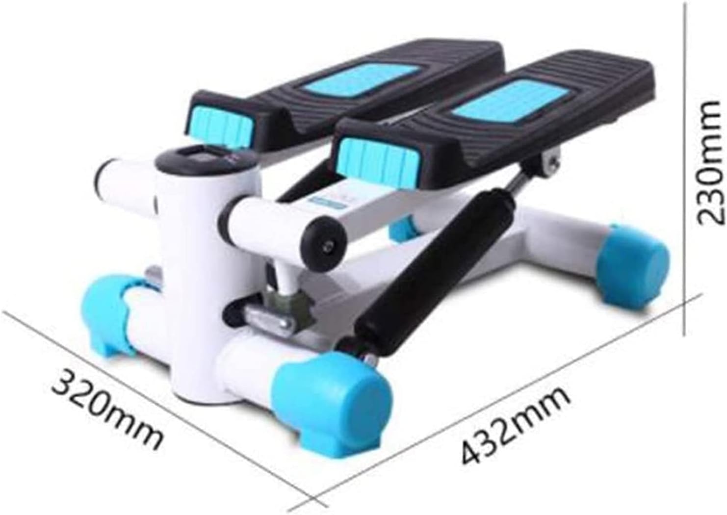 Portable Climber Stair Stepper Waist Fitness Twister Step Machine with LCD Monitor