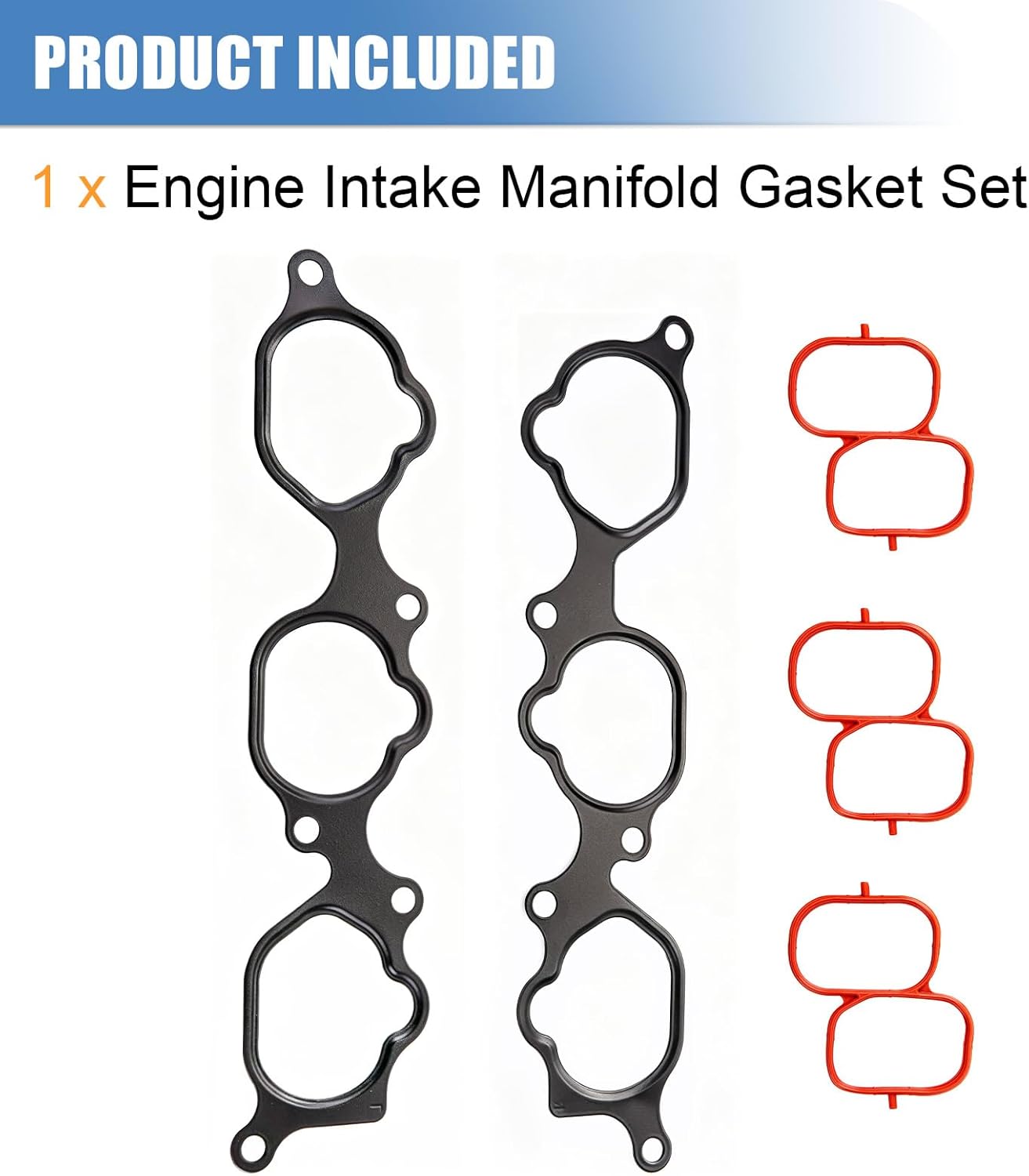 Sorello MS96790 Engine Intake Manifold Gasket Set Compatible with Toyota Highlander Avalon Camry Sienna Venza, for Lexus ES350 RX350 RX450h 3.5L V6 Replace MS19675