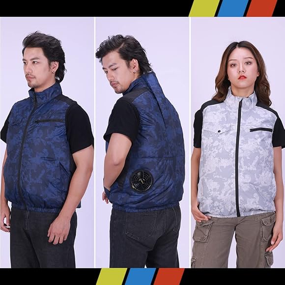 Amazon.co.jp: [MIDIAN] ファン付き作業ベスト防水・防汚・速乾作業着