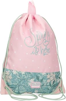 Spring is Here Backpack Sack Pink 32x42cm Polyester, pink, Backpack Sack, Pink, Backpack Sack