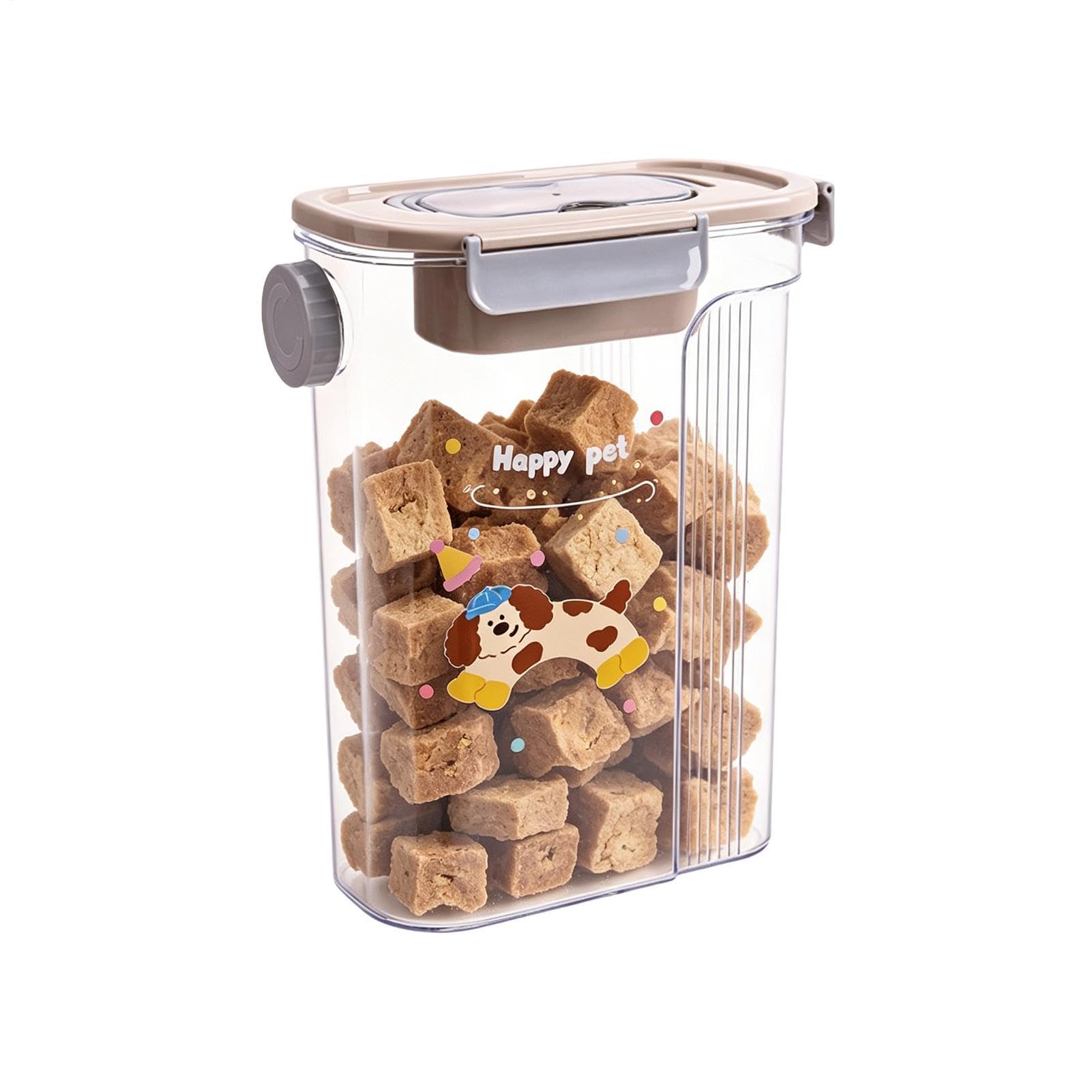 Bocal distributeur de friandises pour chien verseuse hermétique portable contre les insectes