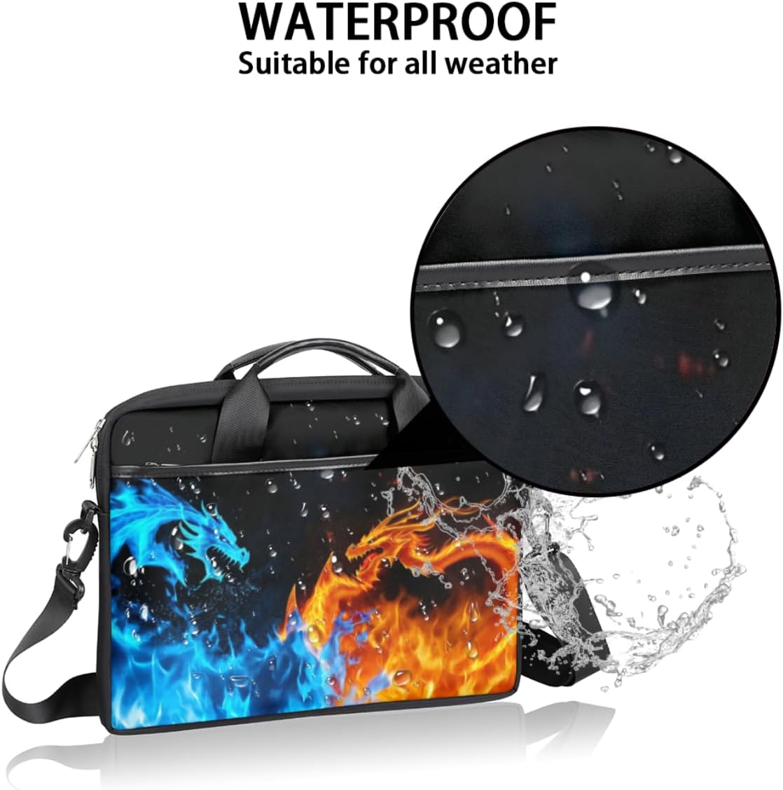 Laptop Case Bag,15.6 inch Laptop Sleeve Bag,Shockproof Protective Computer Cover,Water Resistant Notebook Briefcase（25）