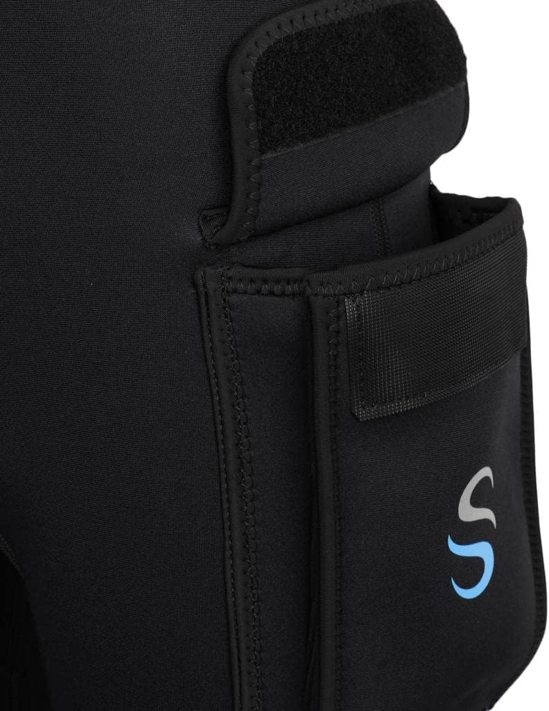 3mm Neoprene Wetsuit Shorts Scuba Diving Surfing Short Pants with Pocket